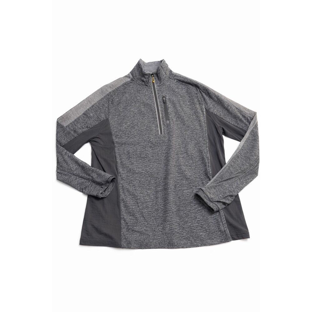 Lululemon Men’s Grey Athletic 1/4 Zip Pullover Sweater Top Size XL